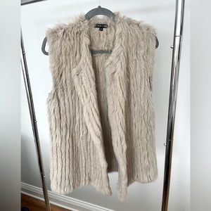 Apres Ski-Rabbit Fur Vest REMADE from vintage jacket